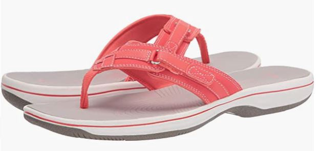 CLARKS Footwear Women Flip Flop Breeze Sea Coral