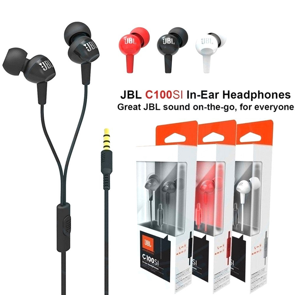 JBL Earpiece C100SI IN-EAR Wired Headphones Original