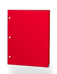Stationery Folder Glossy Colored Two Packet