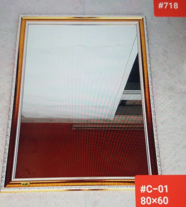 Mirror W/FRAME 80 CM X 60 CM #C-01