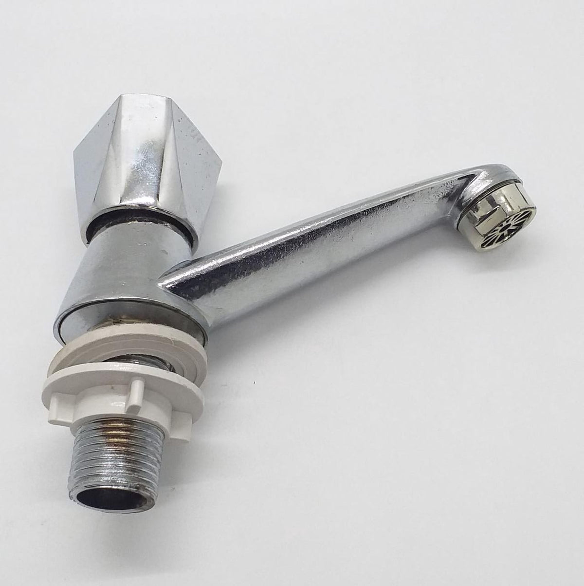 Pillar Tap 1/2" Nickle Knob Sanitary