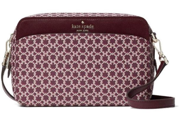 KATE SPADE Bag New York Spade Link Camera Pink Multi Crossbody