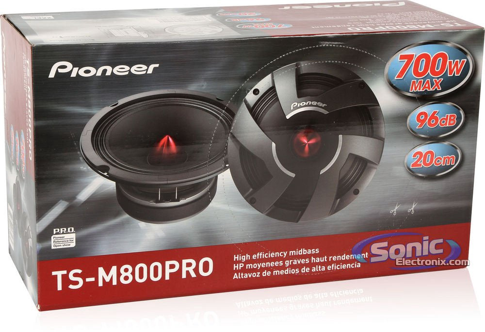 PIONEER Speaker Car 8" TS-M800PRO Mid Bass