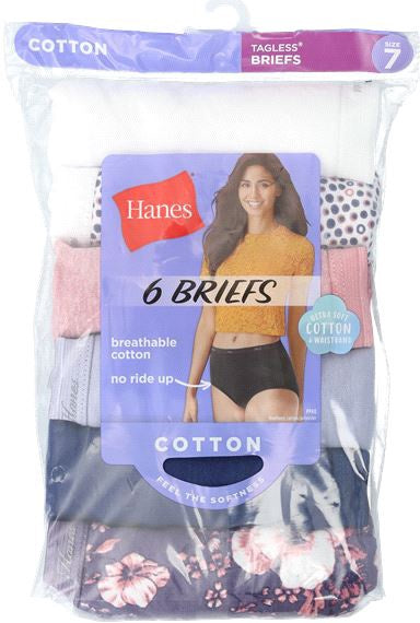 HANES Women Underwear Brief 6PACK