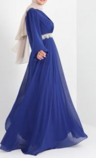 Dress Evening Royal Blue