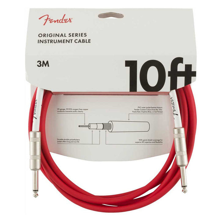 FENDER Lead 1 1/4" Male Mono to 1 1/4" Male Mono 10FT Cable