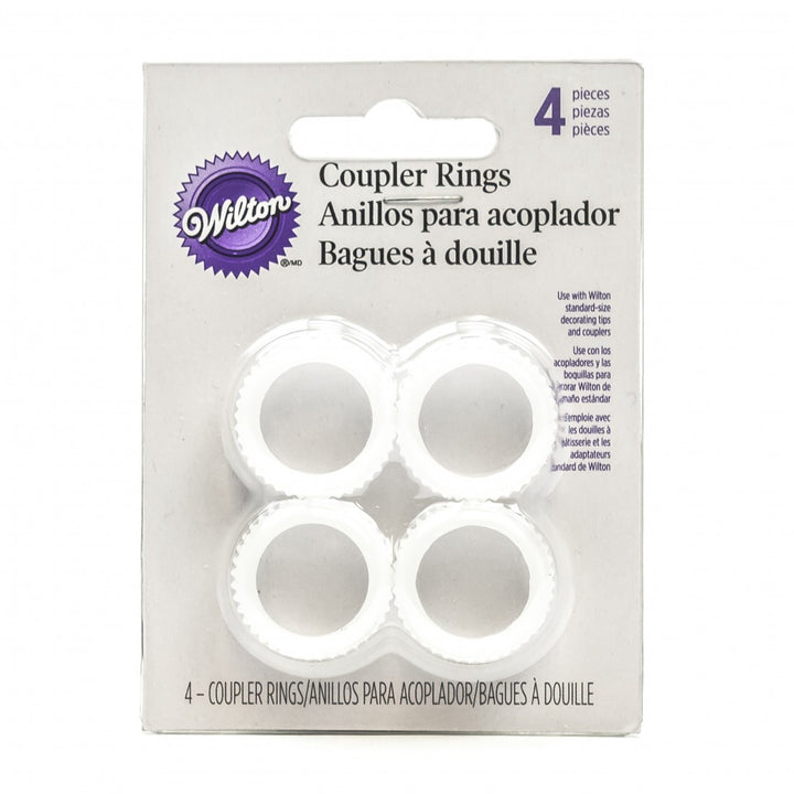 WILTON Baking Coupler Rings 4PCS 418-47306