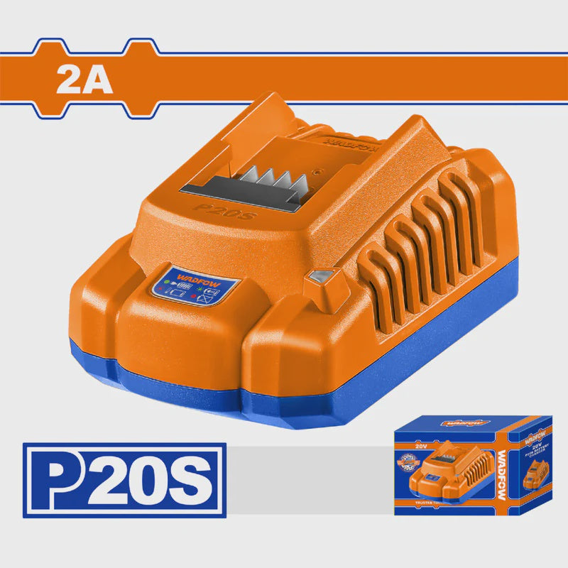 WADFOW Battery Charger UWFCP502 20V 2.0AH LITHIUM-ION