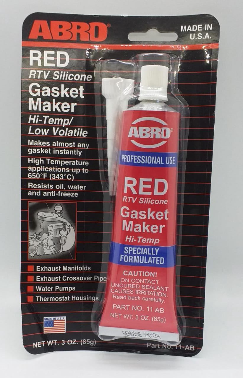ABRO Silicone 3 OZ Red