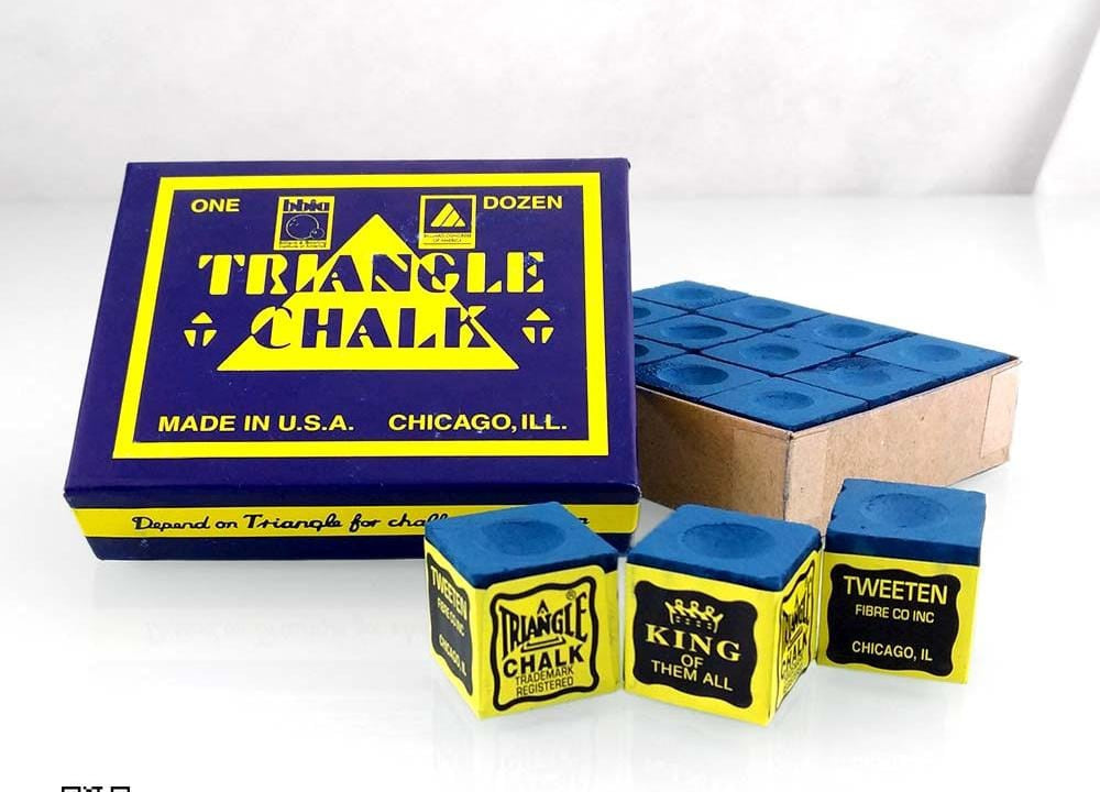 Pool Chalk Triangle King of Them All Sold Each