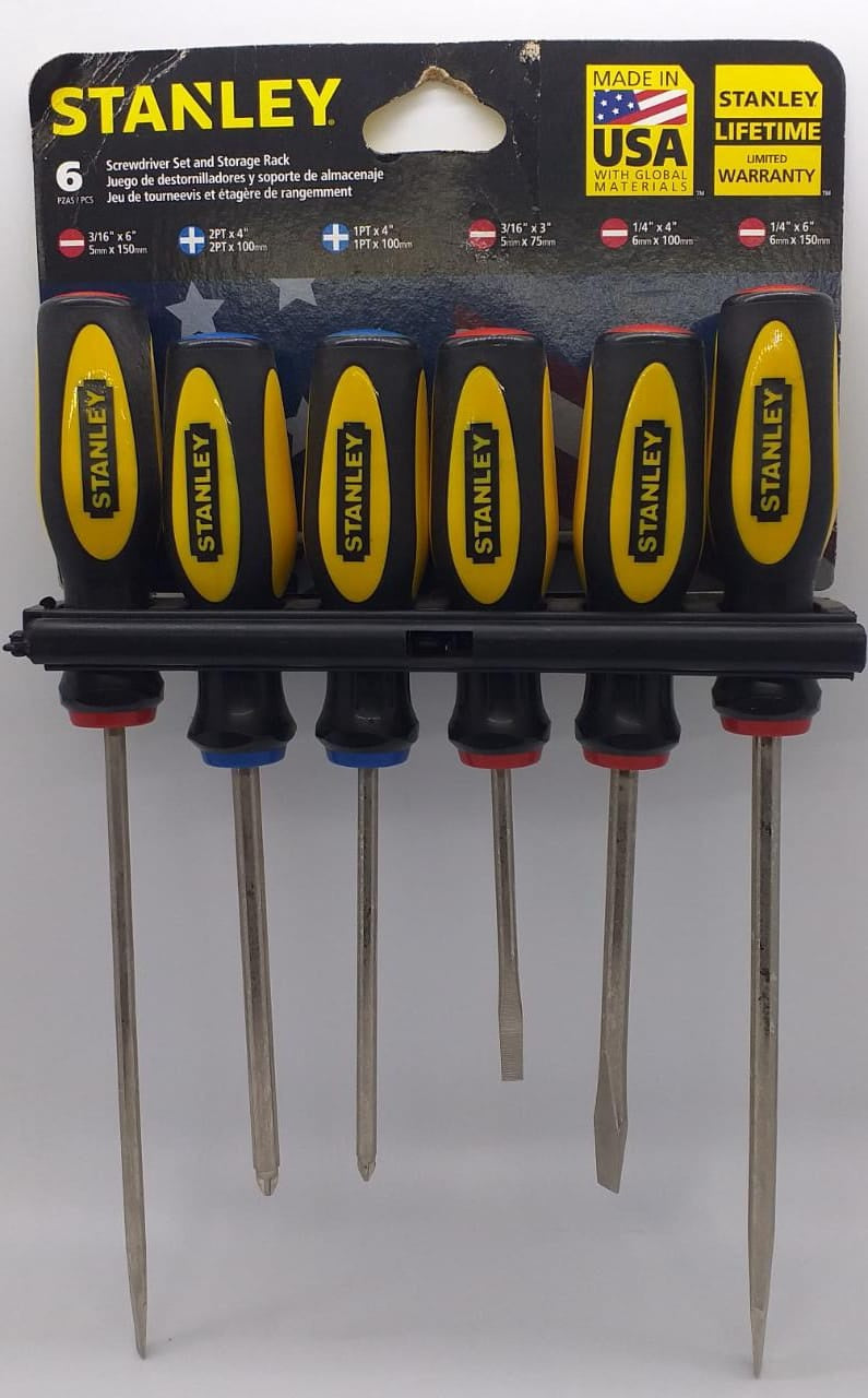 STANLEY Screwdriver 6PCS 60-060