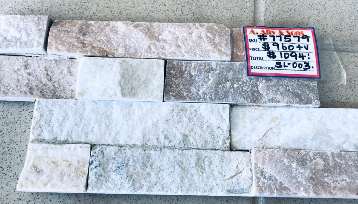 Tile Stone 14" X 6" #SL-003 Yellow Wooden