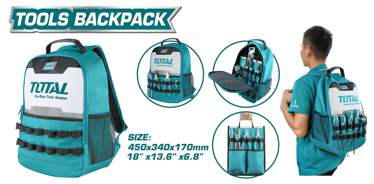 TOTAL Tool Bag THBP0201 Backpack