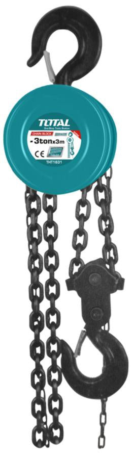 TOTAL Chain Block 3 Ton THT1631