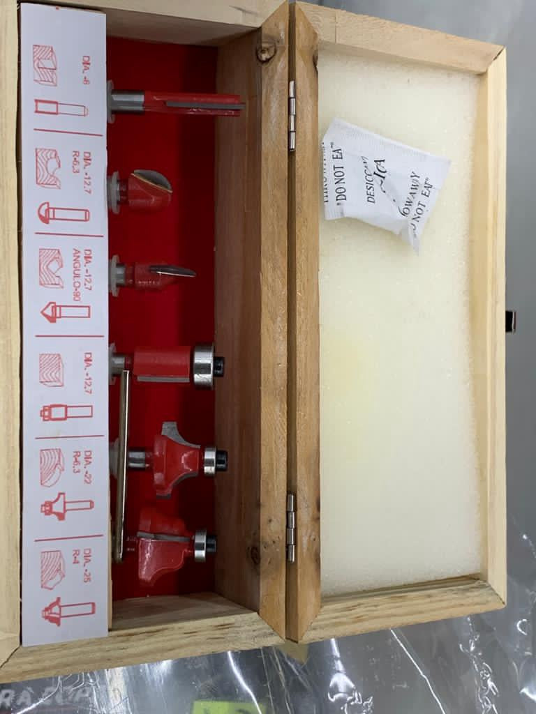 SACO Router Bit Set 6PCS 04-FR-20596