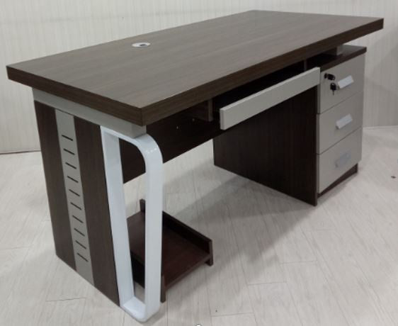 Office Desk Table Set YF081-120X 1.2M 1200X600X760MM A & B Wood and Metal