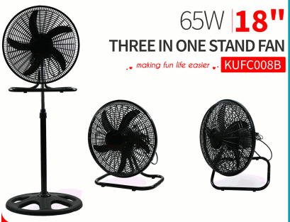 DECAKILA Fan 18" Stand & Wall 3IN1 KUFC008B