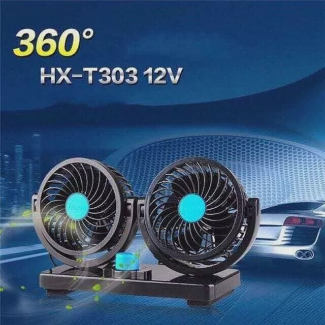 Fan 12" Double Headed Vehicle Q-001 HX-T303 CIC907