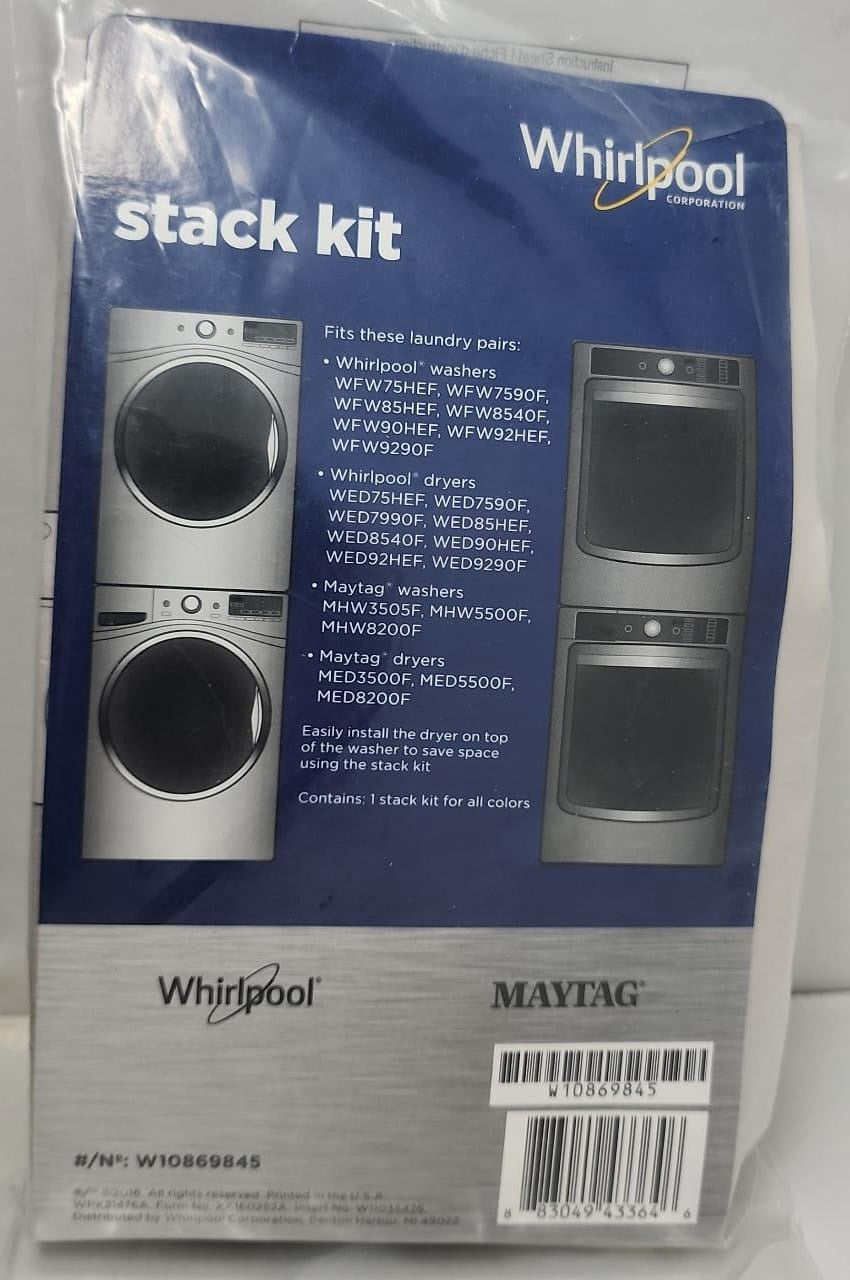 WHIRLPOOL Washing Machine and Dryer Laundry Stacking Kit W10869845 for
