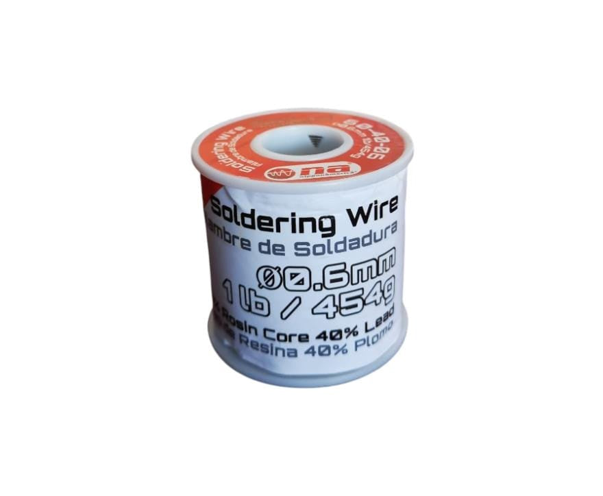 NIPPON AMERICA Solder Wire 0.6MM 60-40-06 454G 1LB Roll Sold Per Roll