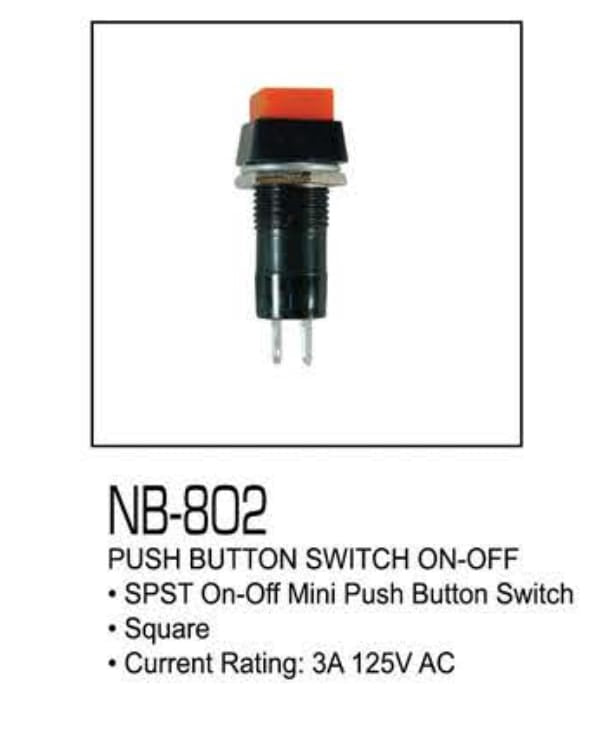 NIPPON AMERICA Switch Na NB-802 Push Button ON/OFF