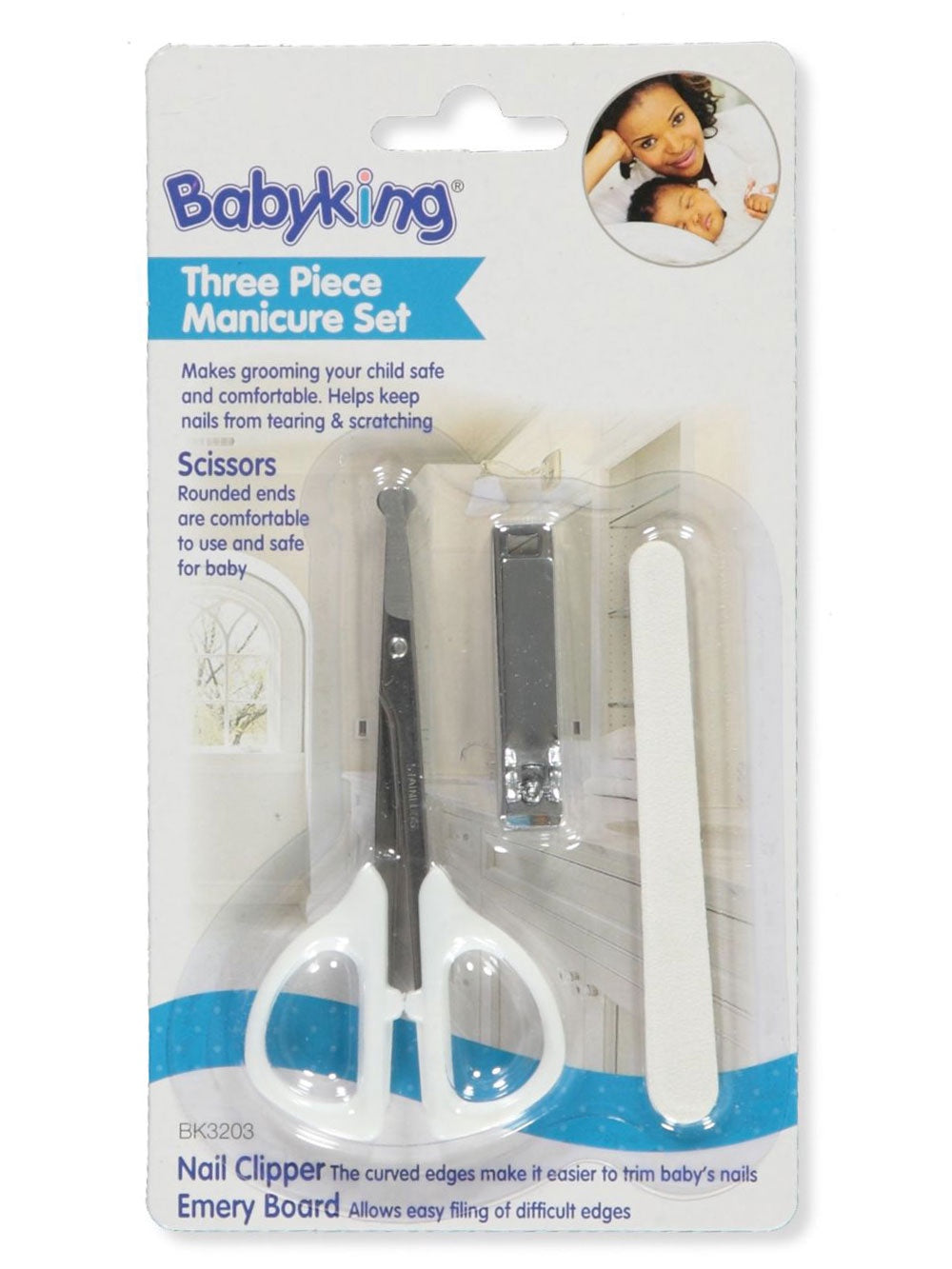 BABYKING Baby Manicure Set BK3203 3PCS Pack