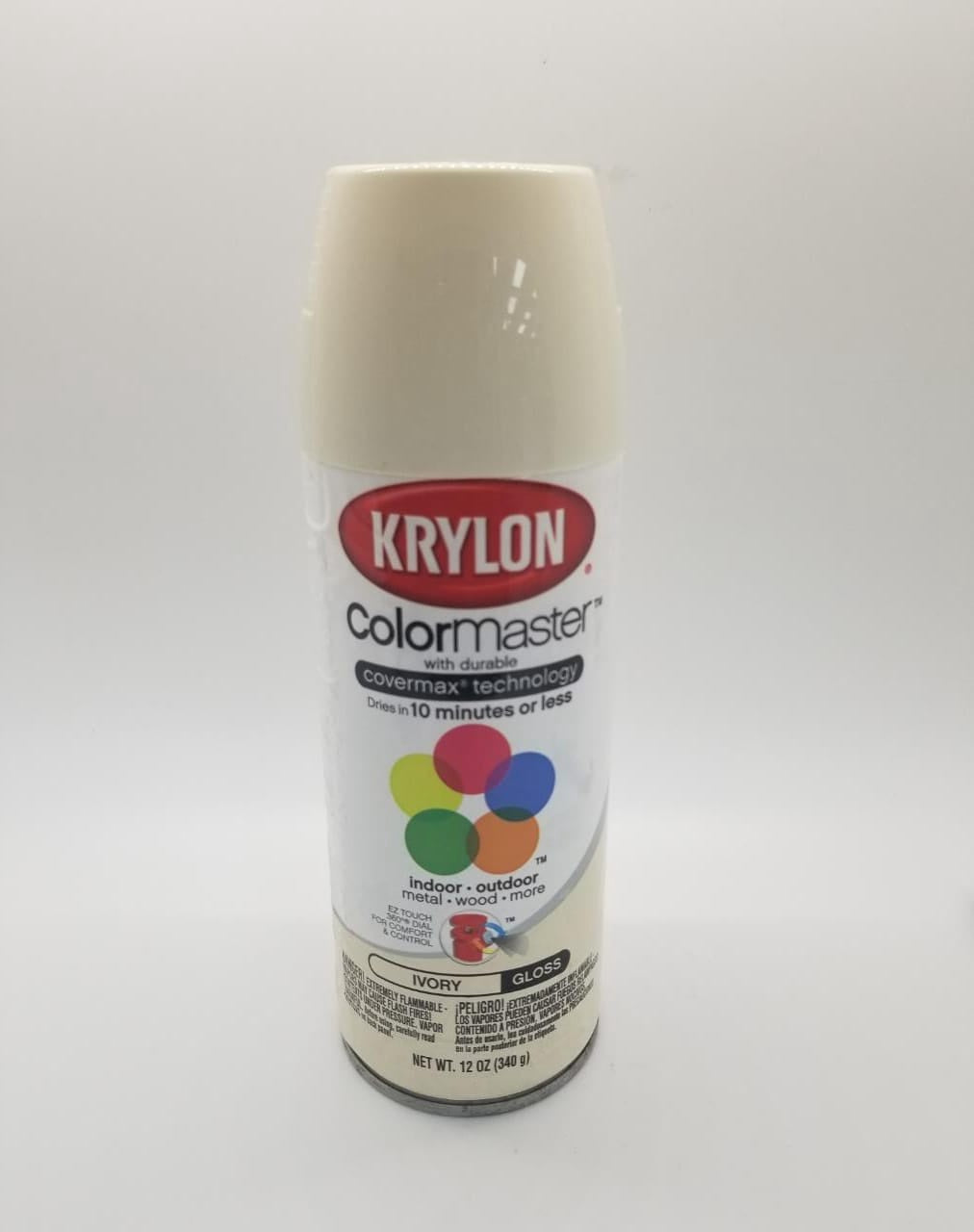 KRYLON Colormaster Gloss Ivory 51504 12OZ