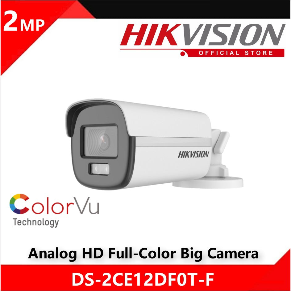 HIKVISION Security Camera Dvr DS-2CE12DF0T-F Color Vu Bullet