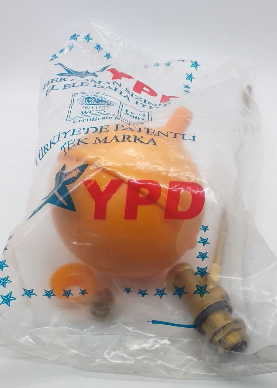 YPD Float Valve 1/2" Brass W/BALL