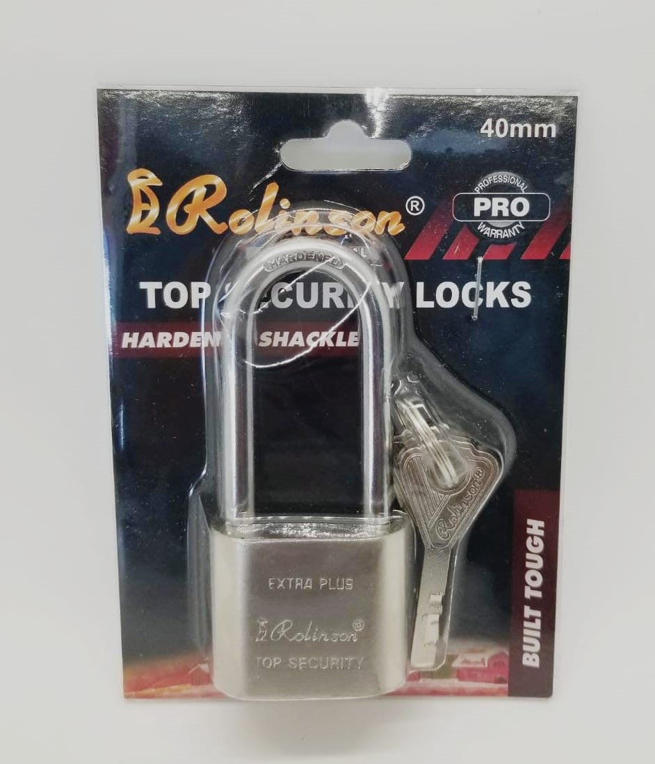 ROLINSON Padlock 40MM Long Shackle