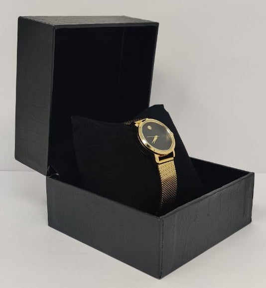 GENERIC Watch Fashion Women Gold with Mesh Strap