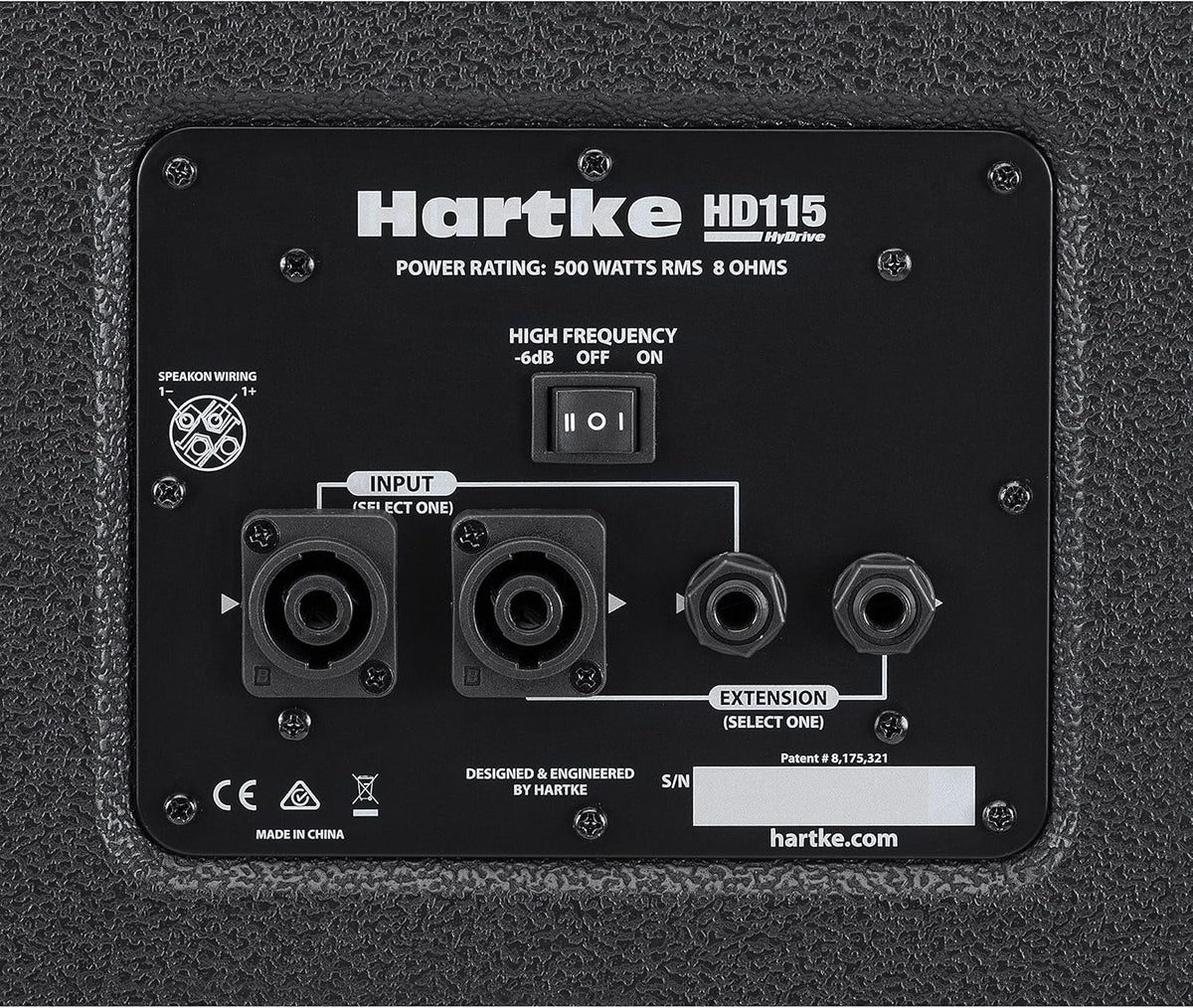 HARTKE Guitar Bass Cabinet Speaker Box HD115 Hydrive