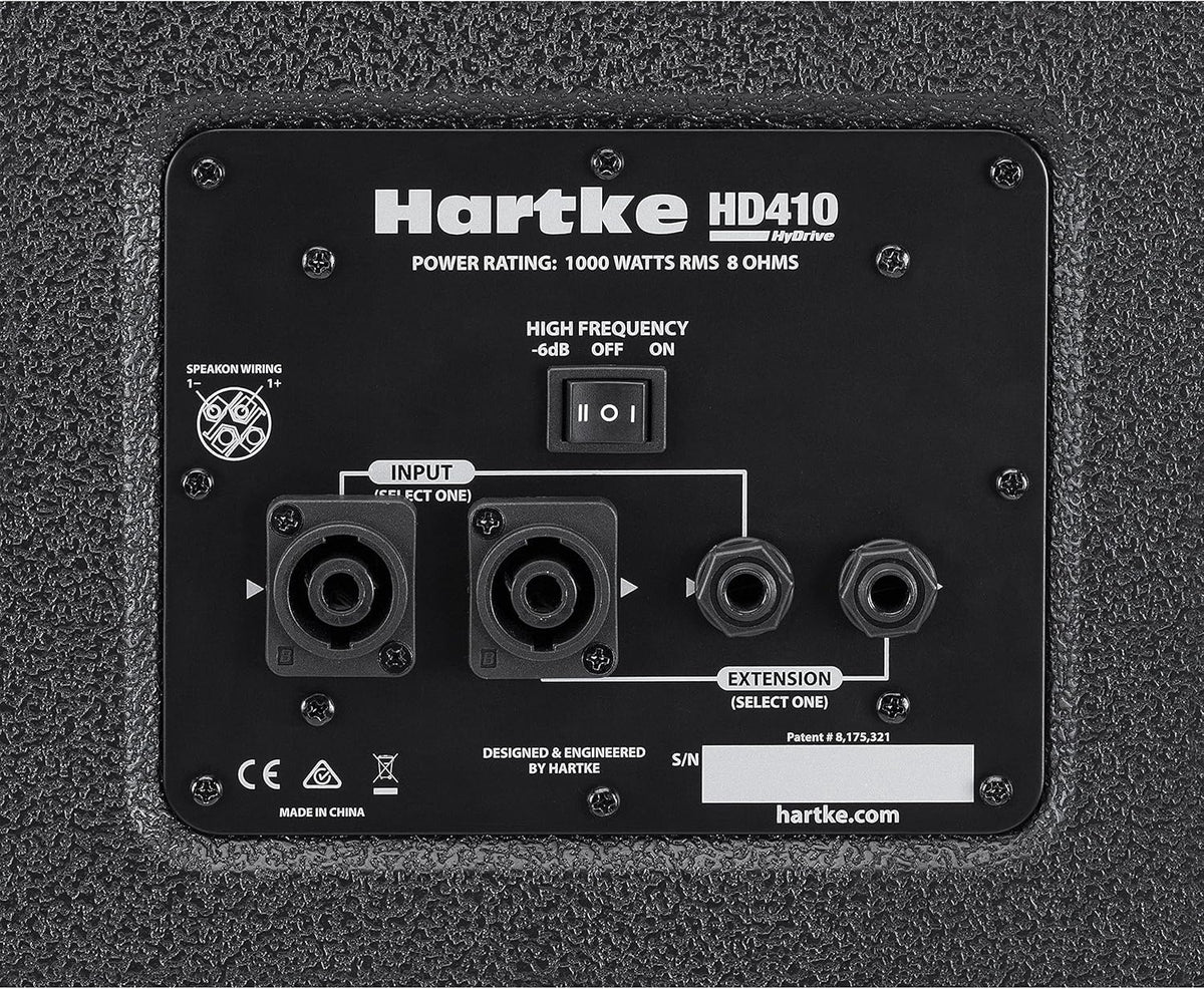 HARTKE Guitar Bass Cabinet Speaker Box HD410 10"