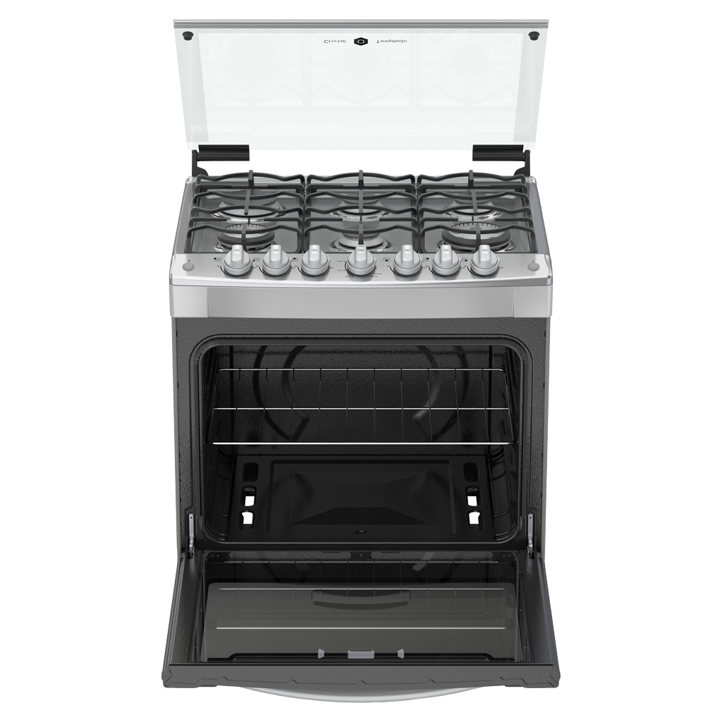 ACROS Stove 6 Burner LAF7701D 30" Silver 1Y