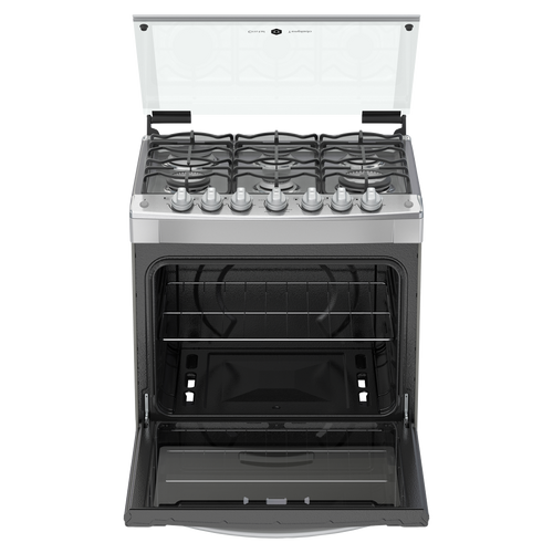ACROS Stove 6 Burner LAF7701D 30" Silver 1Y