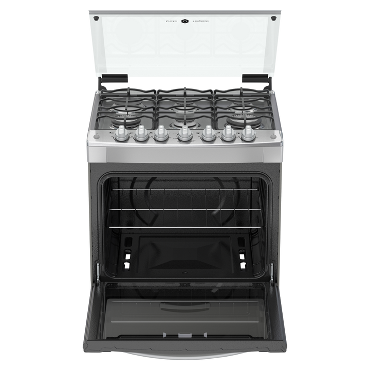 ACROS Stove 6 Burner LAF7701D 30" Silver 1Y