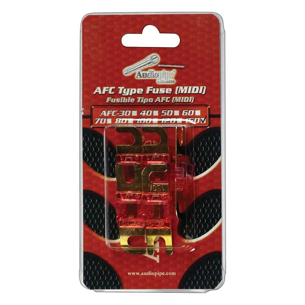 AUDIO PIPE Fuse Auto AFC-150A Gold Flat Mini Anl Sold 5PCS Pack