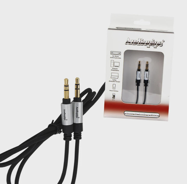 AUDIO PIPE Lead 1 3.5MM Male Stereo to 1 3.5MM Male Stereo 12' AIQ-S3535-12