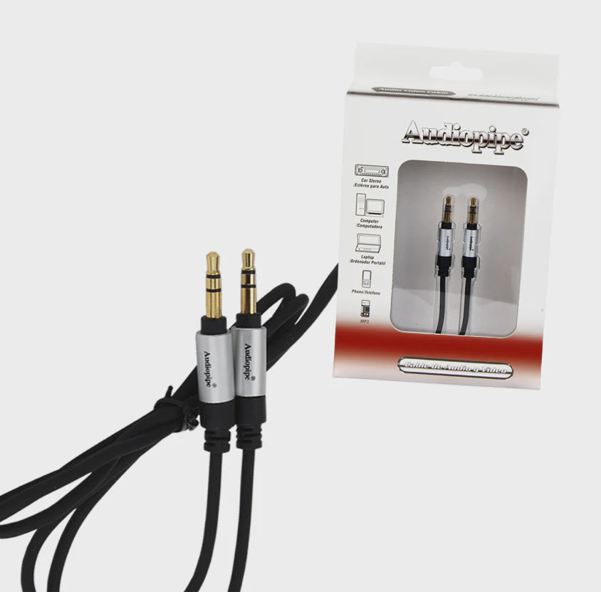 AUDIO PIPE Lead 1 3.5MM Male Stereo to 1 3.5MM Male Stereo 6' AIQ-S3535-6