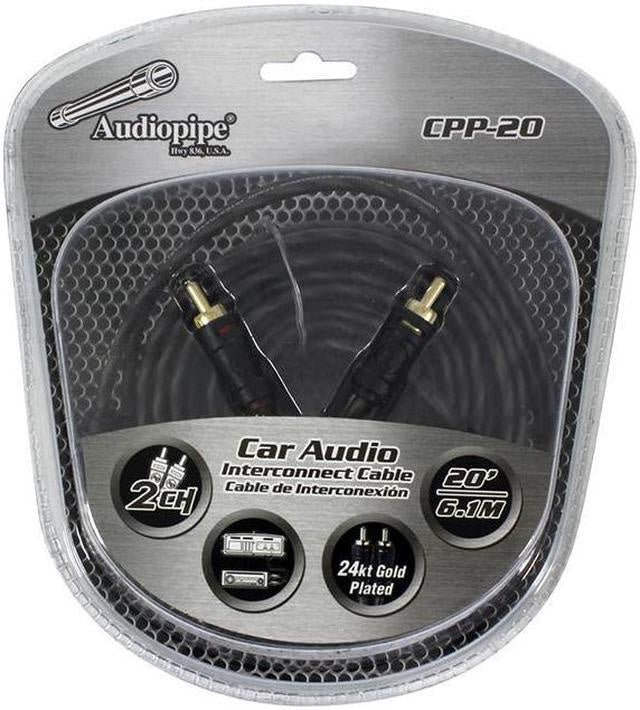 AUDIO PIPE Lead 2 Rca Male to 2 Rca Male 20' CPP-20