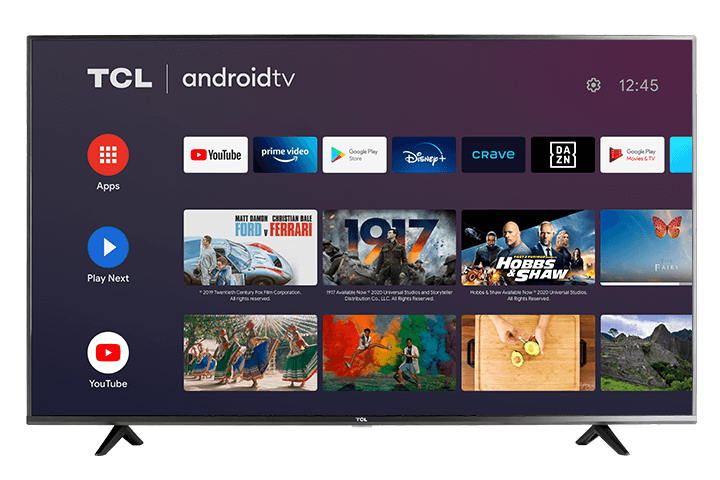 TCL Television 55" 55S434 Smart LED Android TV