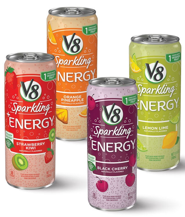 V8 Sparkling + Energy 11.5FL OZ 340ML