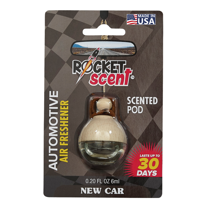AROMAR Rocket Scent Car Air Freshener Hang Scented New Car B3645