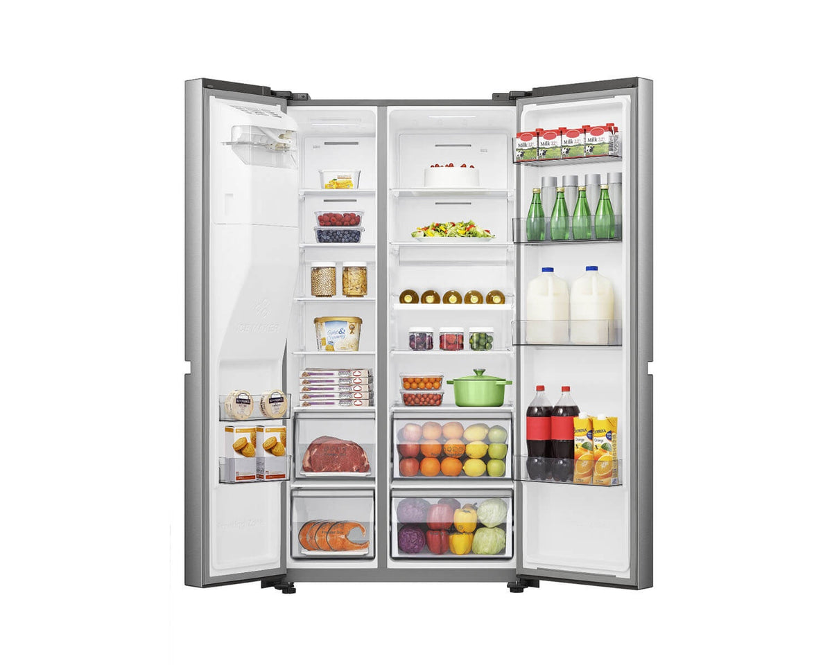 HISENSE Refrigerator RS223SV5A 22.3CF Silver