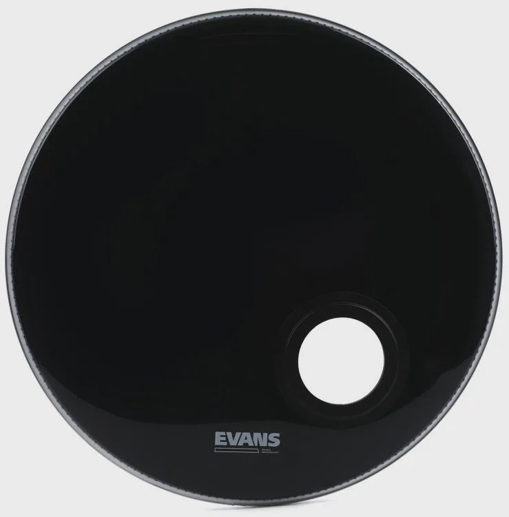 EVANS Drum Head Skin 22" Emad Resonant BD22REMAD Black