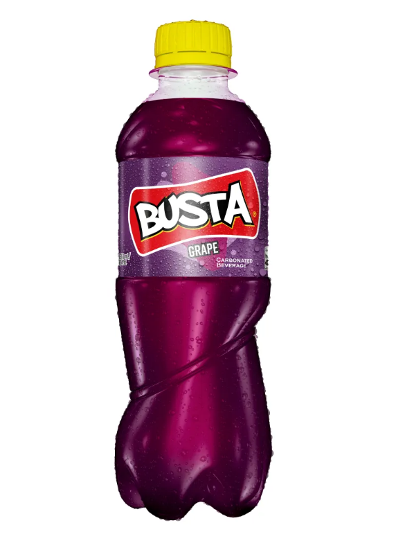BUSTA Grape Flavoured Drink 355ML 12 Fl OZ
