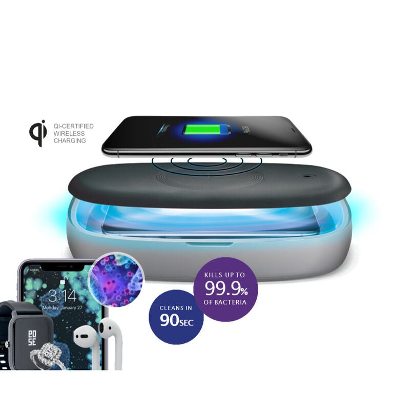 Phone UV-C Sanitizer Vie Oli OLID1083SL Wireless Phone Charging Kit