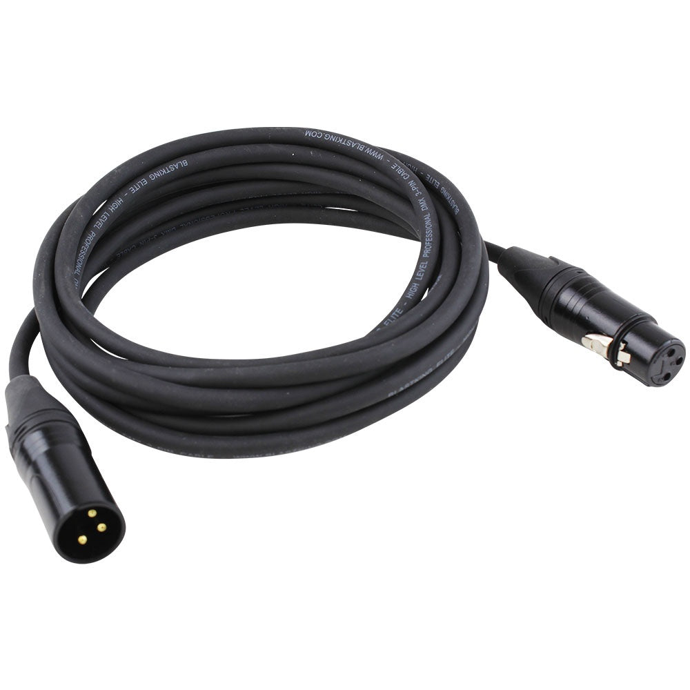 BLASTKING Lead Dmx Xlr Male to Xlr Female 3' IBKE-CDMX-3