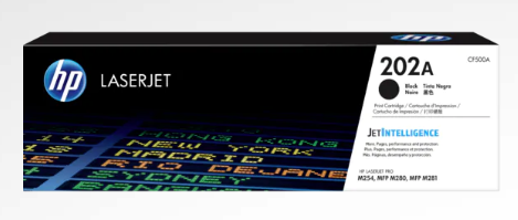 HP Computer Printer Toner 202A Black CF500A