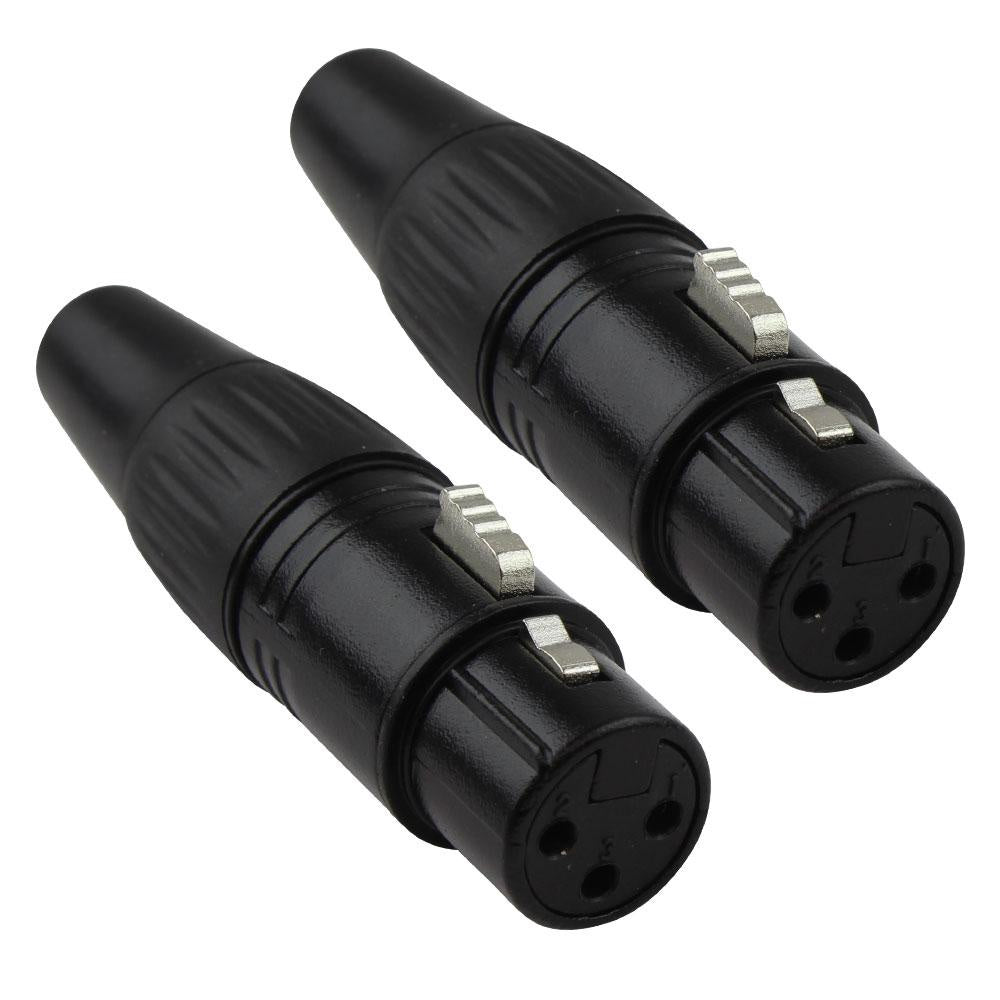BLASTKING Plug Xlr Female 3 Pin IBKE-CN19 2PCS Pack